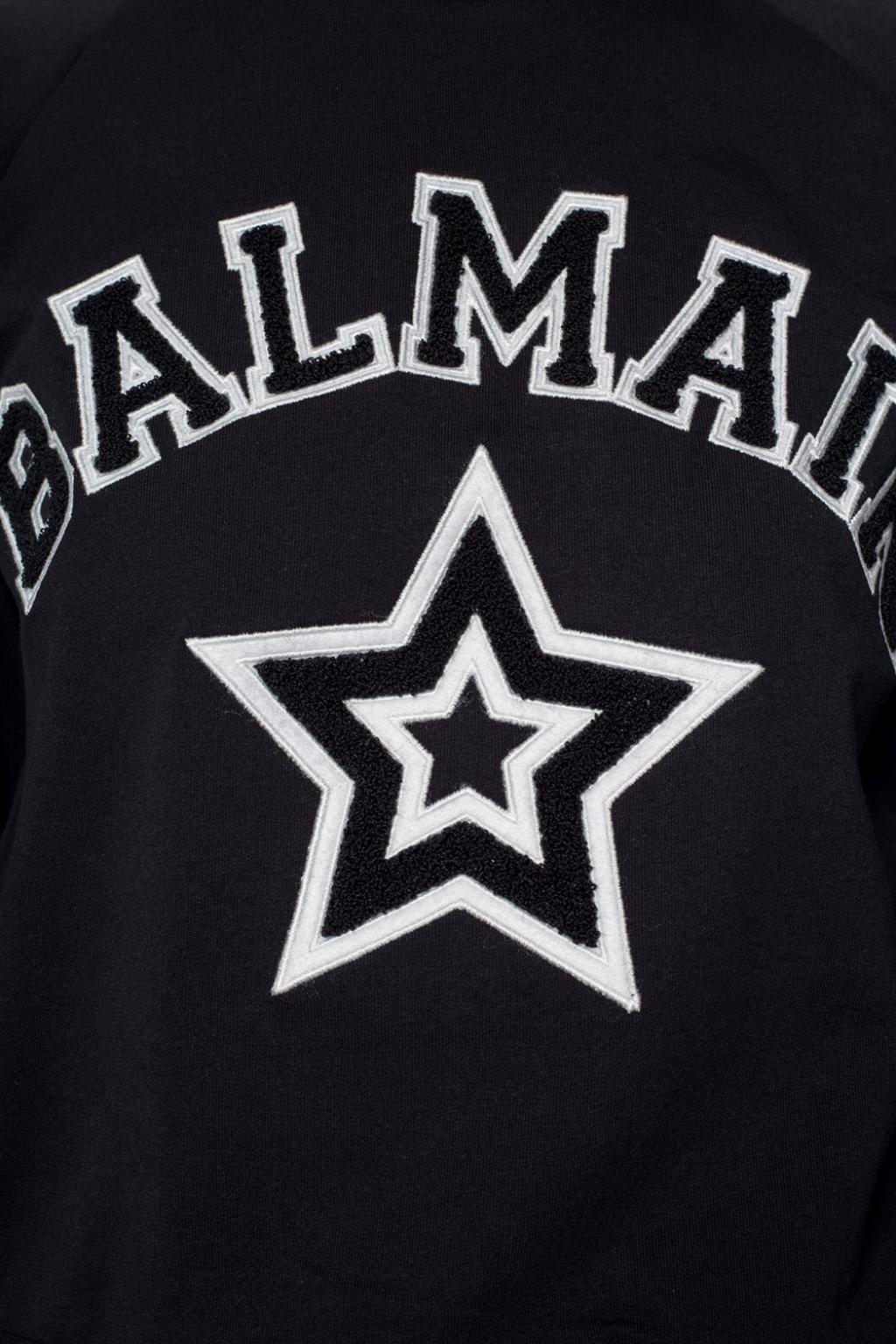 Balmain deals star sweatshirt